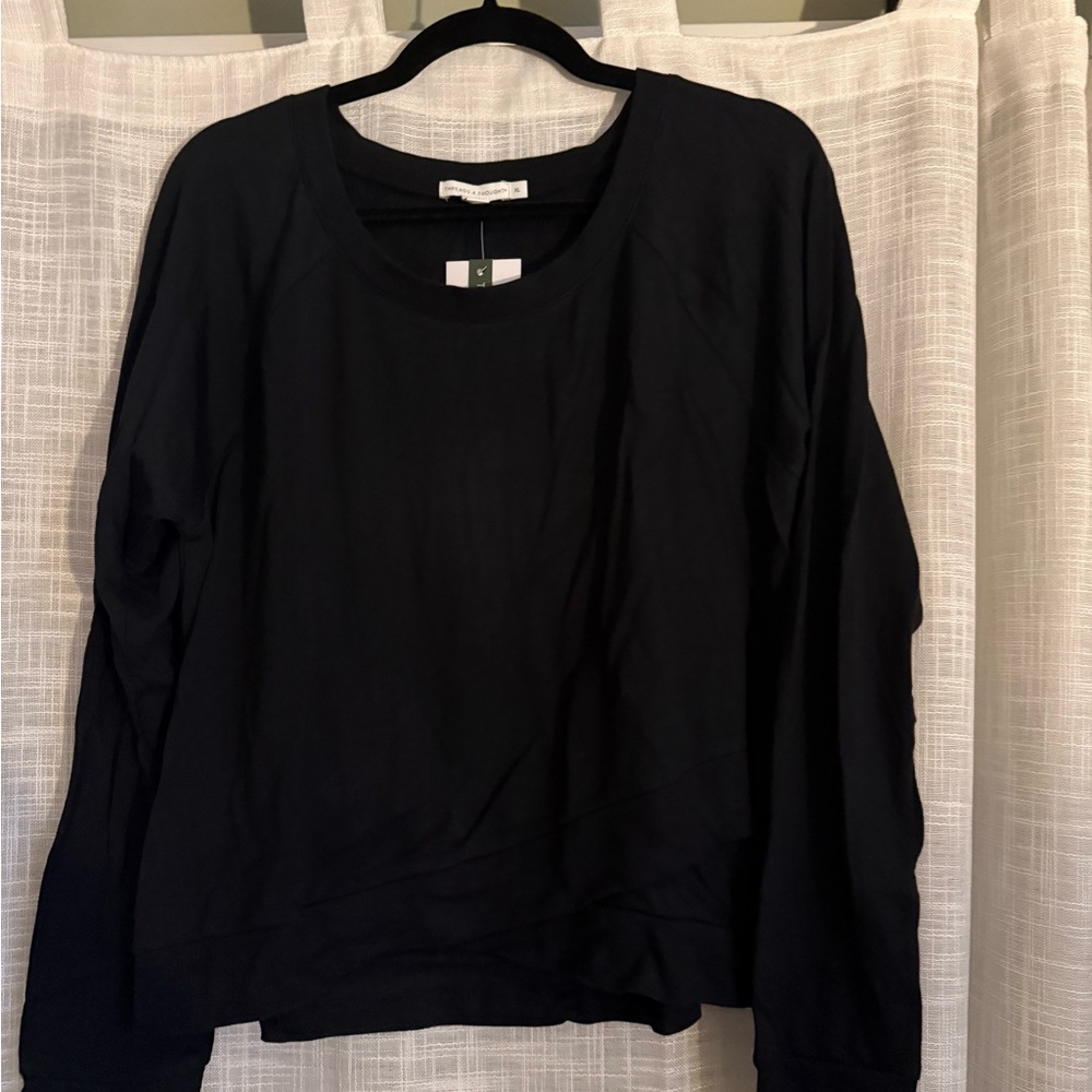 Threads 4 Thought Midnight Black Crew Neck